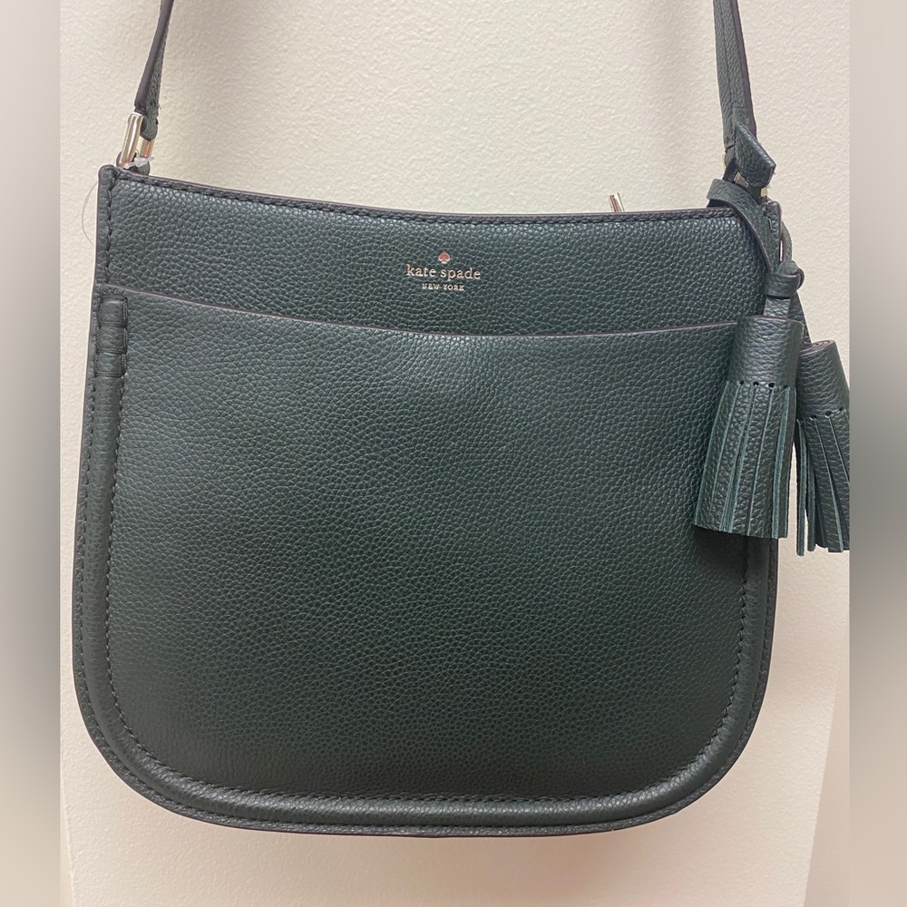 Kate Spade Crossbody Orchard Street Hemsley NWT dark green